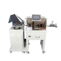 Fully Automatic multi core sheath wire cutting stripping machine with Wire Coiling Machine WPM-680