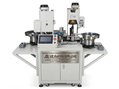 Automatic Insulated Terminal Crimping & Wire Stripping Machine WPM-R8B