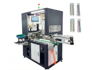Fully Automatic Wire Crimping & Housing Insertion Machine WPM-5505 - Automatic Wire Crimping Machine