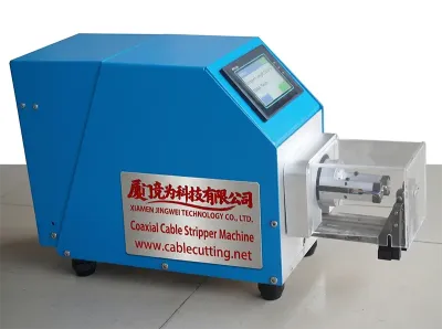 Automatic Coaxial Cable Stripper Machine with 9 Blades WPM-28