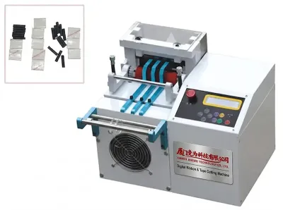 Digital Ribbon & Tape Cutting Machine, ±0.1mm Precision WPM-6100 - Tape Cutting Machine