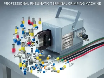 Pneumatic Terminal Crimping Machine 0.25-120mm² Range WPM-120Y - Portable Crimping Tools