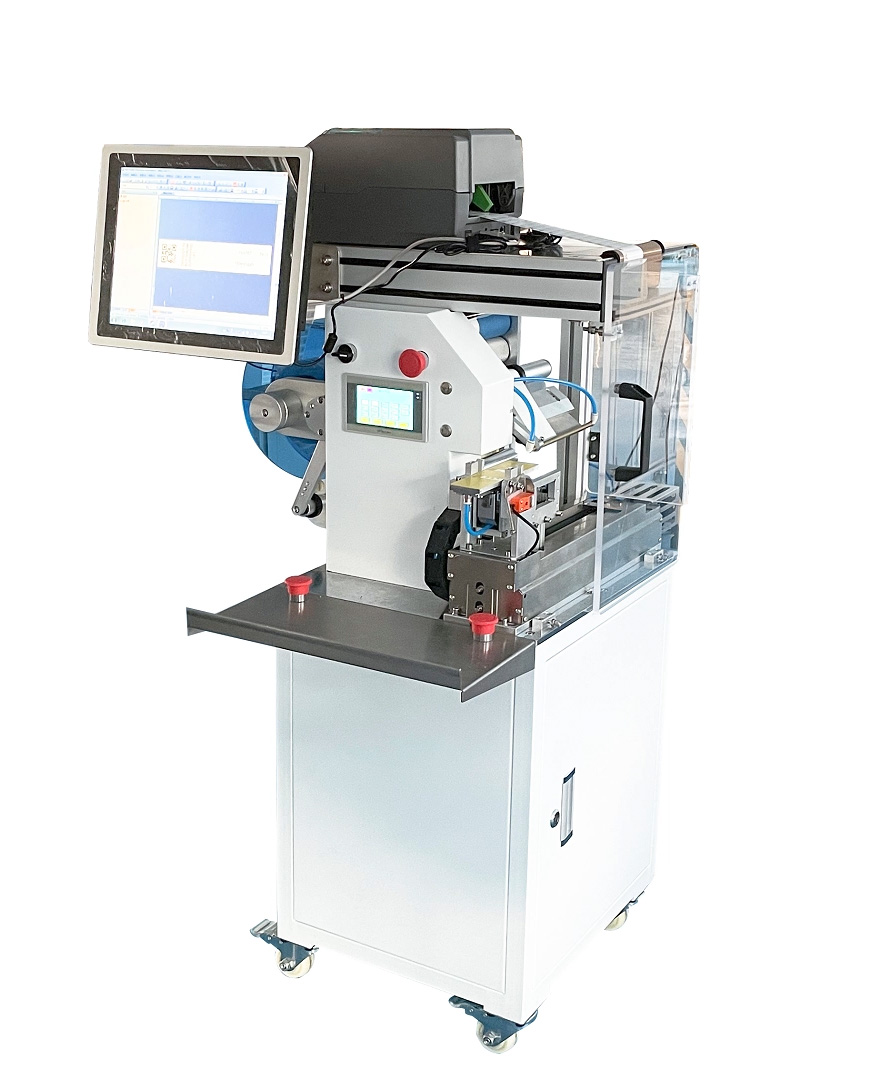 Semi-Automatic Wire Folding and Labeling Machine JW-T107 Thumb