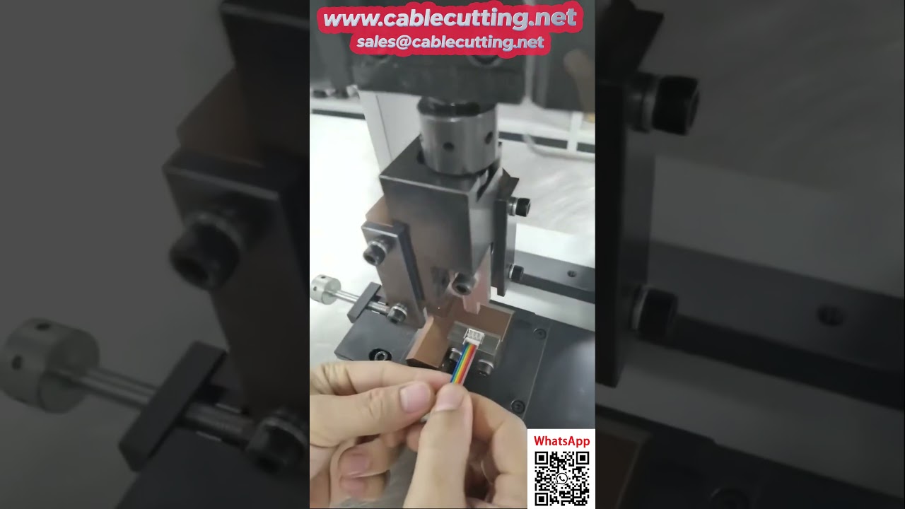 Máquina de crimpado de terminales IDC alimentación automática opcional