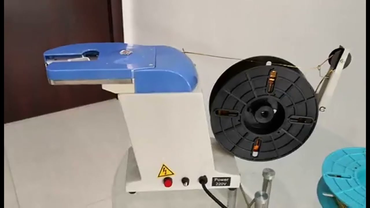 Twist Tie Bundling Cable Coil Winding Machine For Bread Bakery