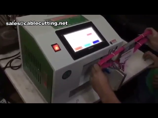 Tying hanger machine