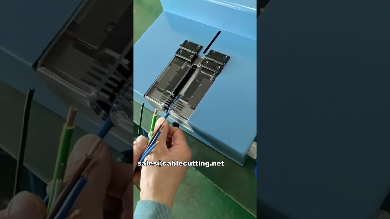 pneumatic cable stripping machine without changing blades WPM-0.5-10mm