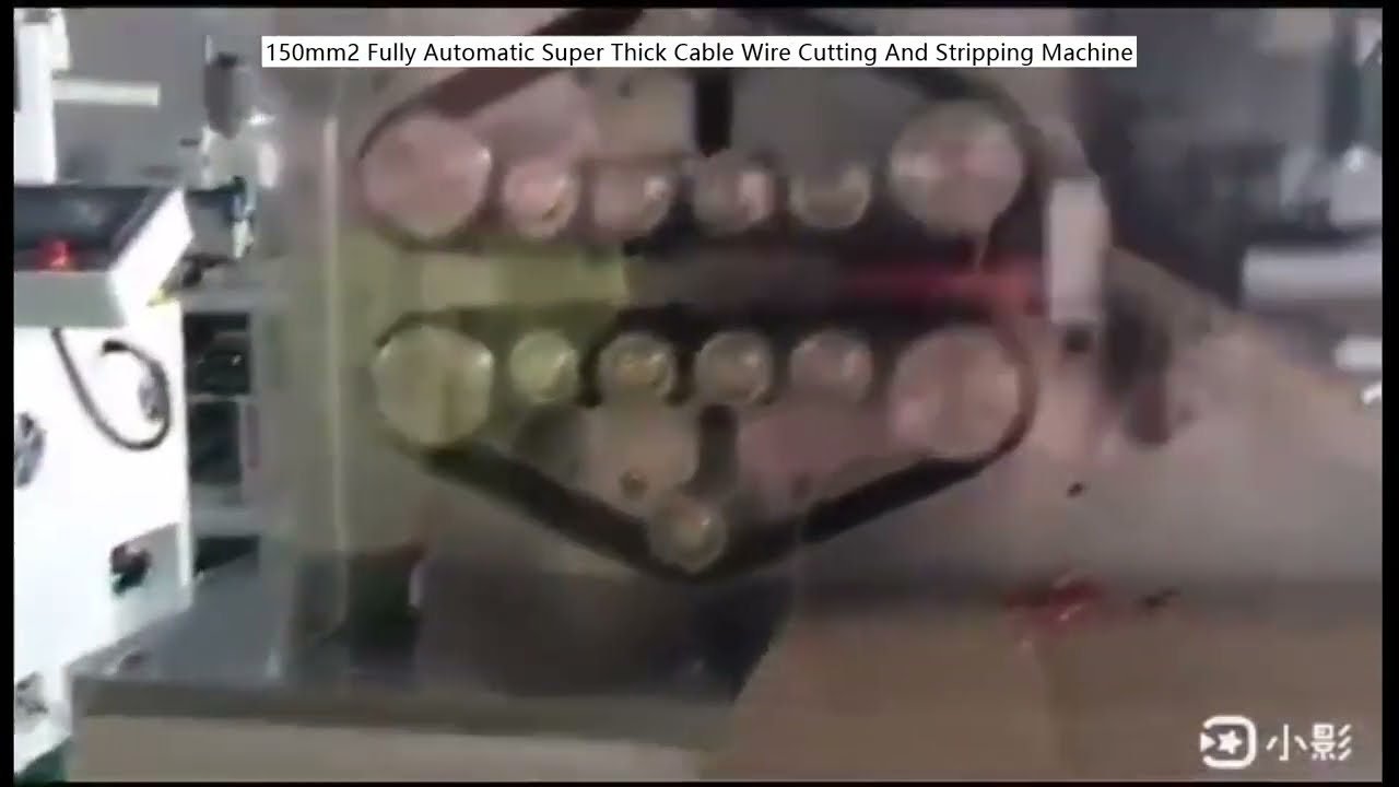 150mm2 Fully Automatic Super Thick Cable Wire Cutting And Stripping Machine