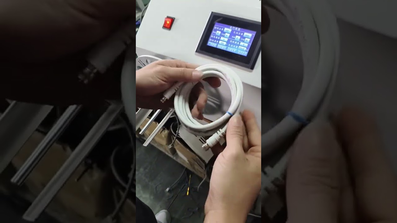 Fast Wire Winding & Tying Machine for Network Cables & More