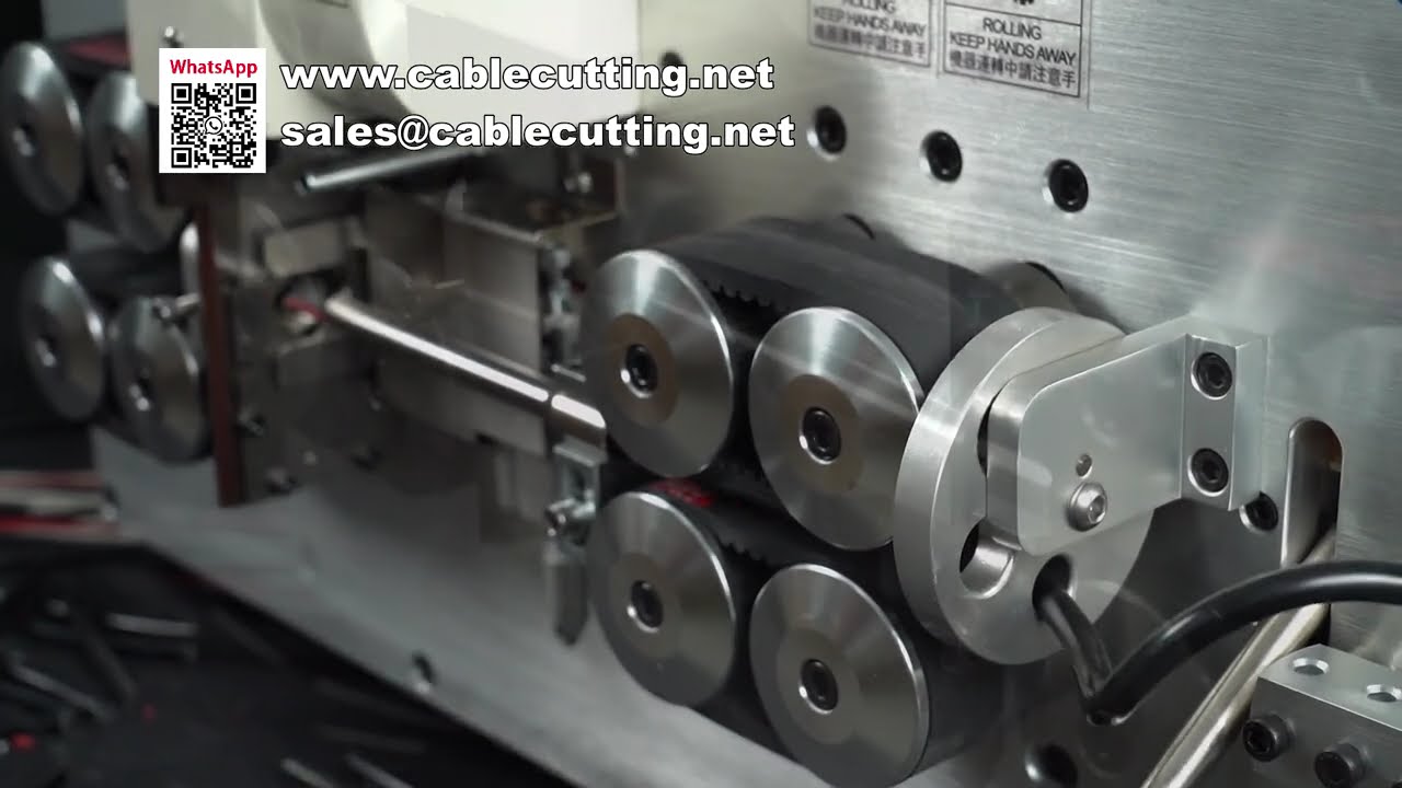 Automatic Computerized Wire Stripping and Cutting Machine for Electronic Wire Processing YHT5