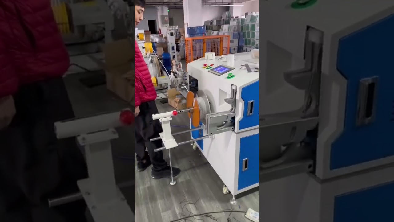 Automatic Metering, Cutting & Bundling Machine for Wires & Cables #factory #machine