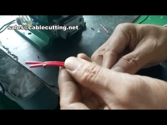 Vertical Type Wire Stripping Machine semi automatic Electric Wire Barker Machine, Vertical Type Wire