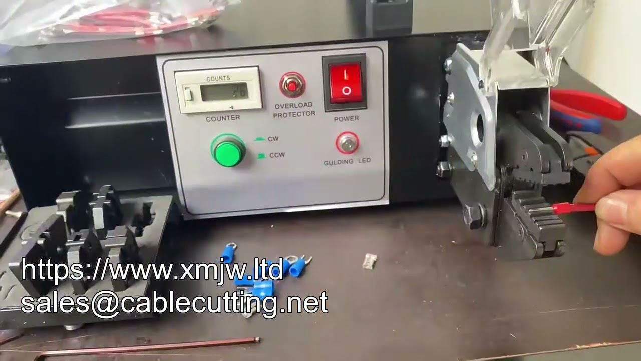 Electric Wire Cutting, Stripping, and Crimping Machine