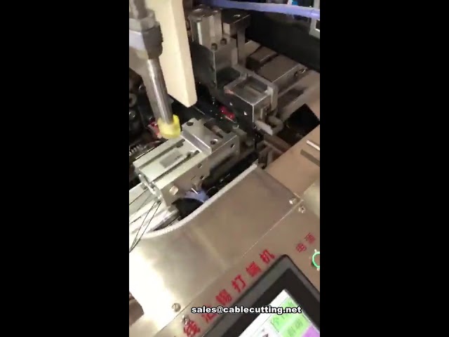 Automatic Five-Wire Terminal Crimping and Tipping Machine