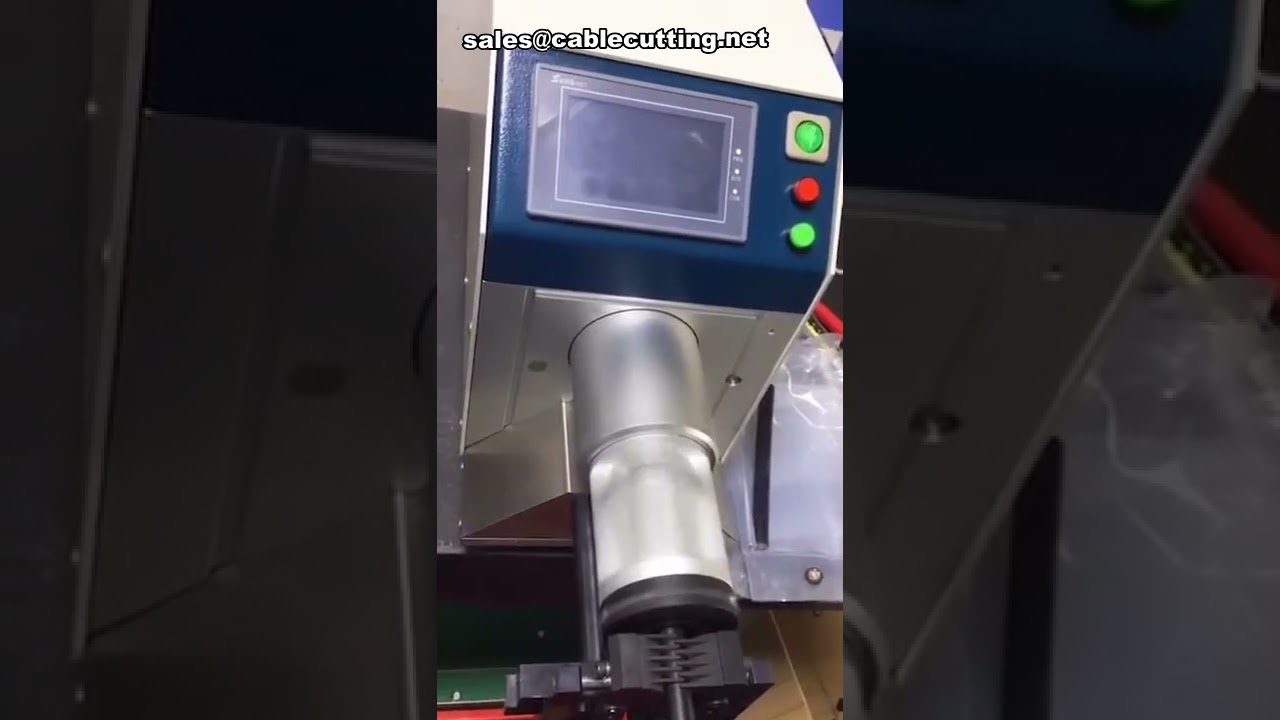 Coaxial Cable Stripping Machine for Spiral Cables | Automated Wire Processing