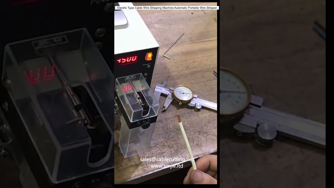 Electric Type Cable Wire Stripping Machine - Automatic Portable Wire Stripper