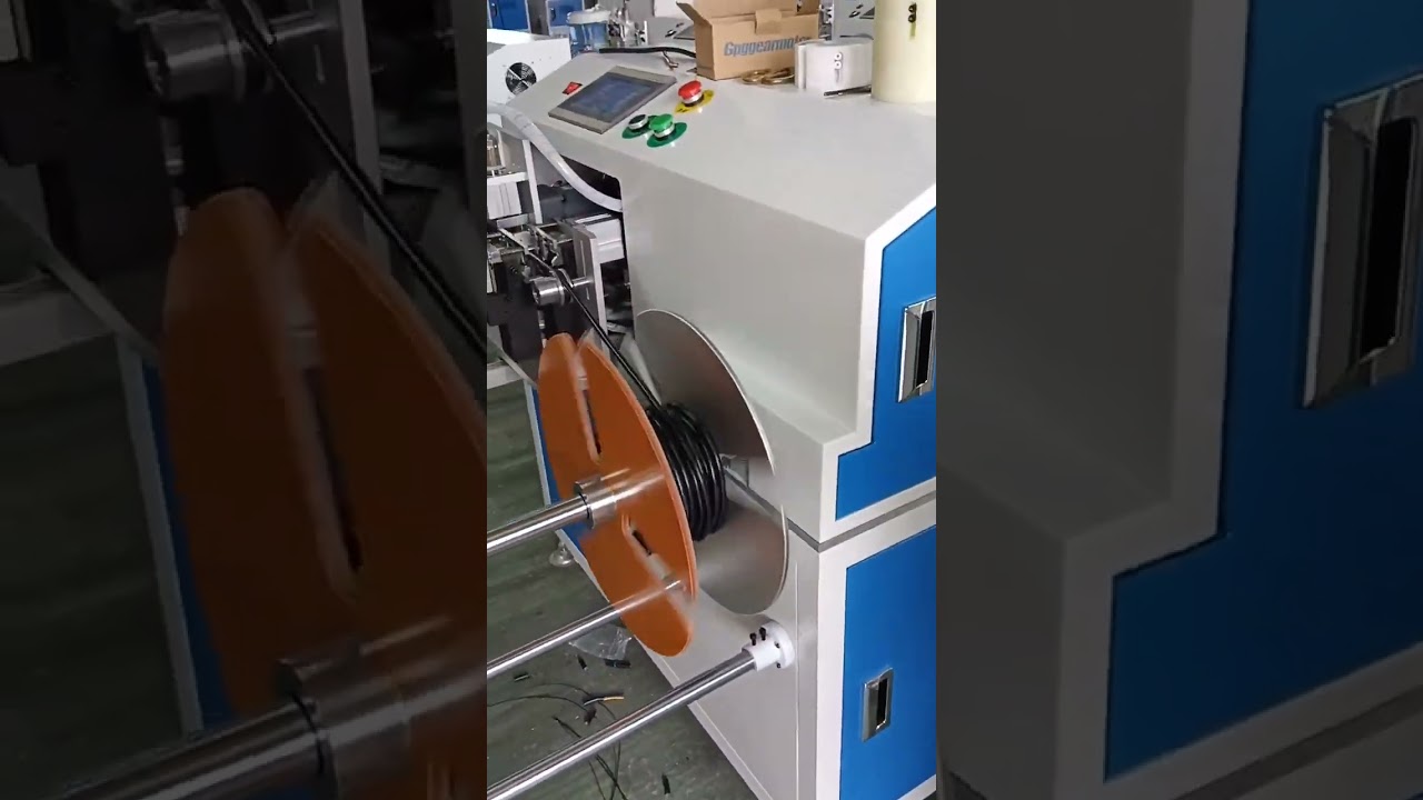 Automatic Dual-End Wire Stripping, Cutting & Coiling Machine with Meter Counting