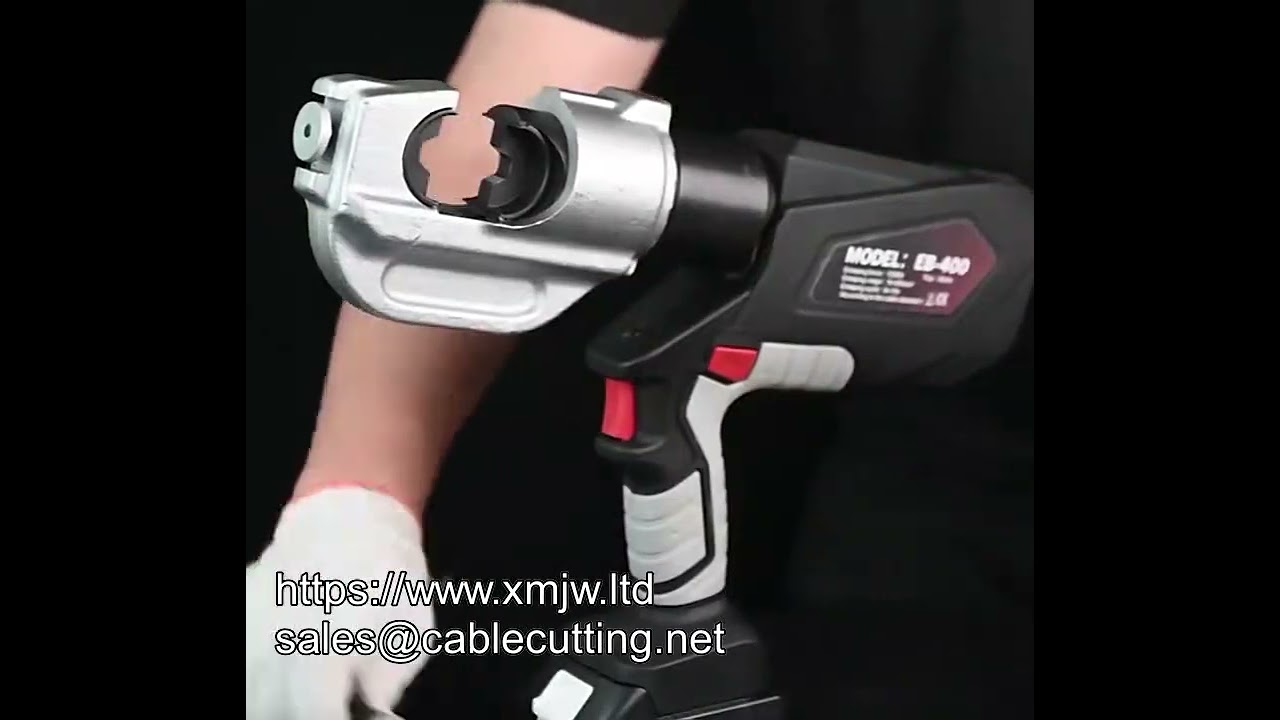 Handheld Electric Hydraulic Pliers, Lithium Battery Crimper for Wires & Cable Terminals