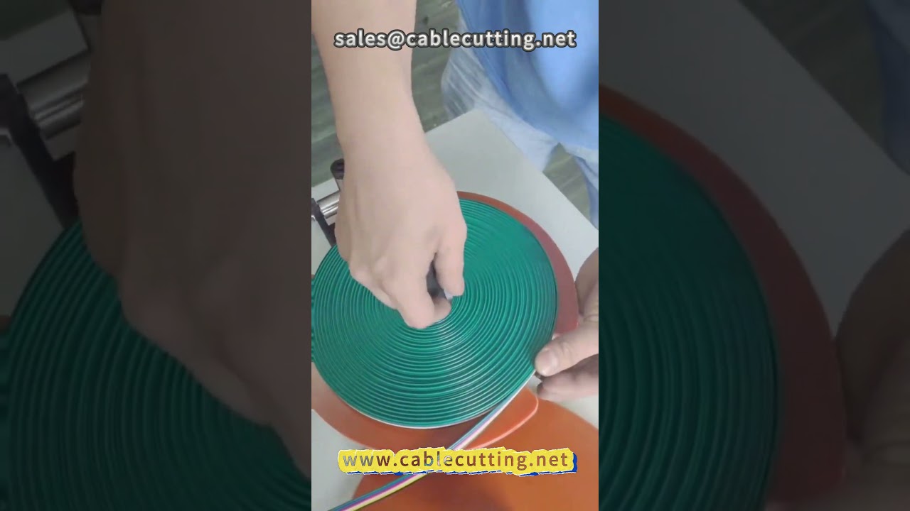 Flat Wire, Network Cable, HDMI Wire Winding Machine | Automated Coiling