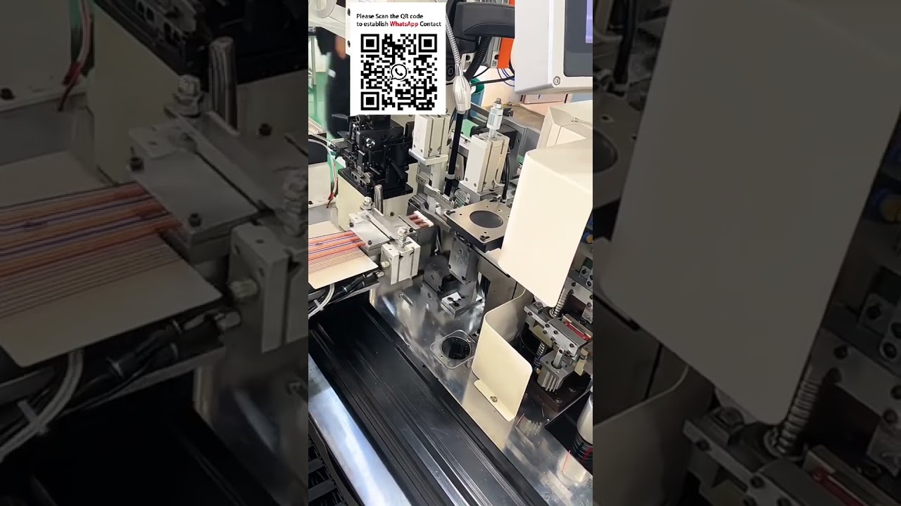 Fully Automatic Electronic Ribbon Wire Crimping, Housing Insertion & Tinning Machine