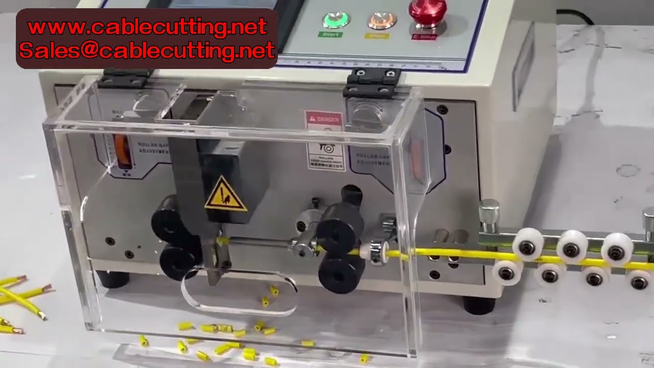 Upgrade Touch Screen Automatic Wire Stripping Machine JES Cable Peeling Cutting Device 0.1 to 8mm²