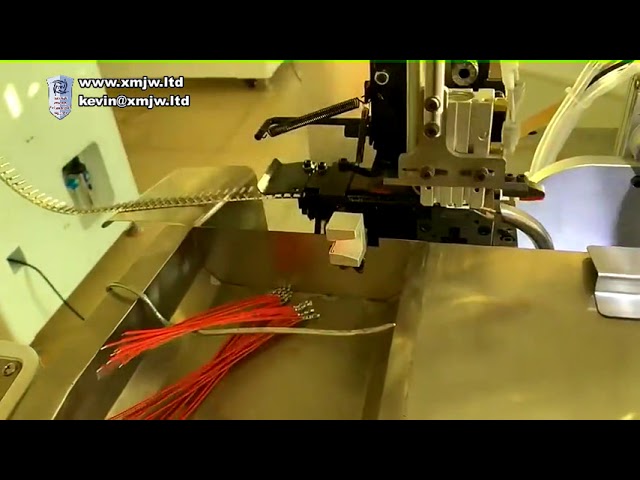 Automatic three head crimping terminal crimping machine