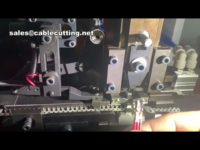 Automatic Wire Stripping and Terminal Crimping Machine