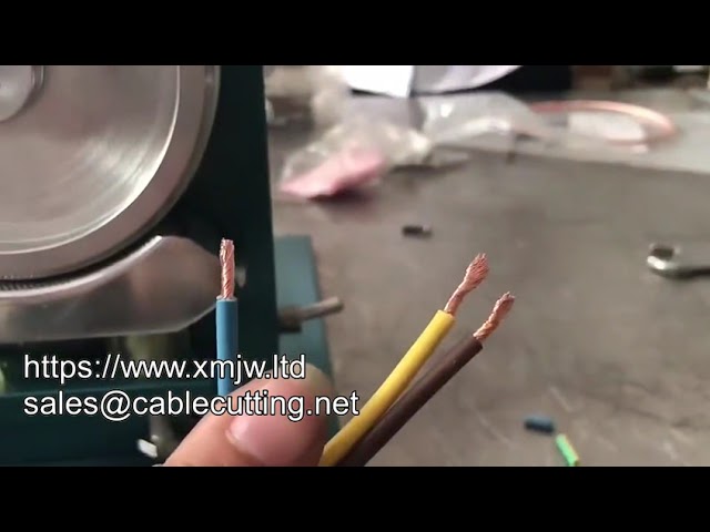 Automatic Half Stripping Wire Twister For Pre stripped Wire Cable Twisting Machine