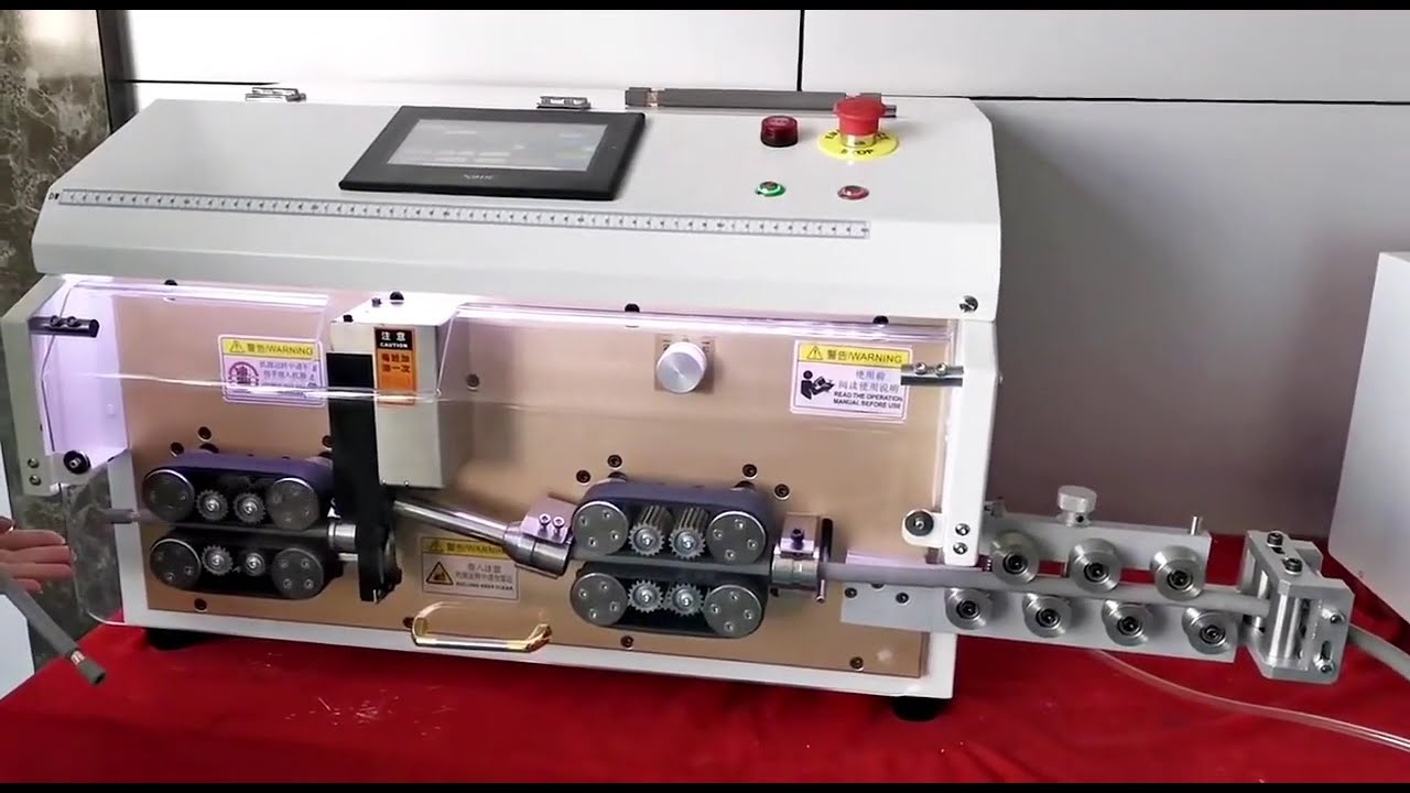 35 Square Computer Wire Stripping Machine Belt Type Adjustable Front and Rear Stripping Length