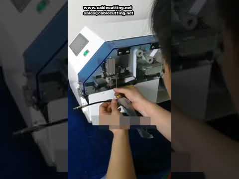Automatic copper foil wrapping machine, used for all kinds of data cable, USB, shielded wire copper