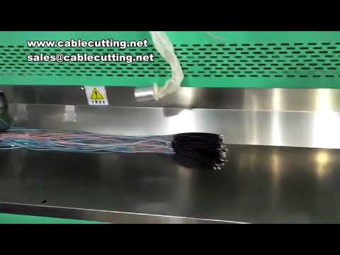 Automatic Wire Cutting and Stripping Machine for Data Cables | Hot Stripping Down Wire Machine