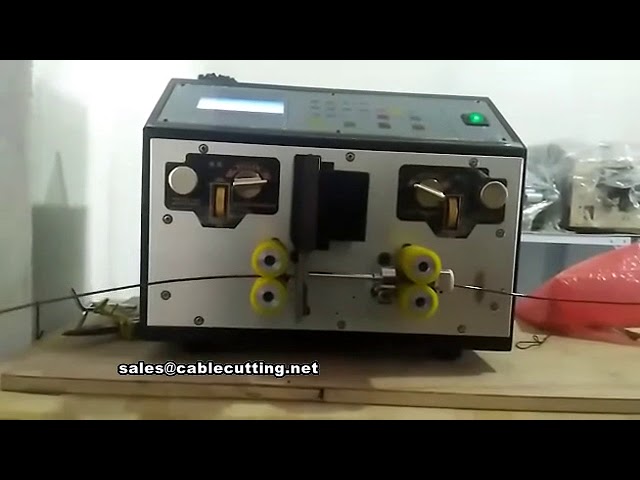 Automatic copper wire cutting machine, copper cable stripping