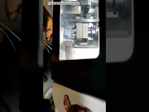 Tube Pre-Insulated Terminal Crimping Machine for 0-3mm2 Wire Demo