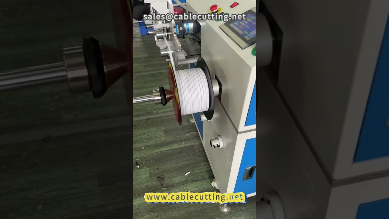 33  Flat cable winding 100 meters # winding machine # wire processing # wire and cable # equipment m