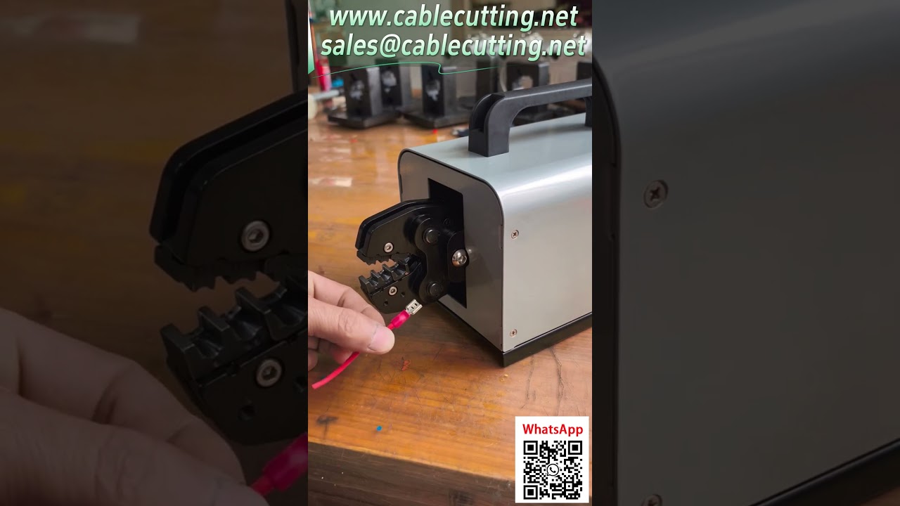 Automatic Terminal Crimping Machine, Terminal Crimping Demonstration